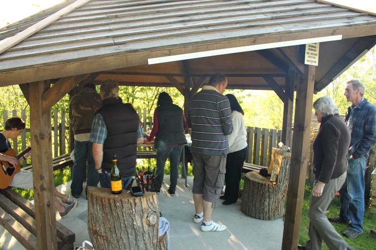 Camping in Cornwall and a great BBQ Tehidy Holiday Park