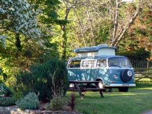 Touring and camping pitches at Tehidy Holiday Park, Cornwall