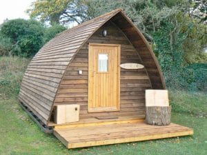 Wigwam Glamping Cabin, Tehidy, Cornwall