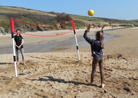 An afternoon of fun on the beach