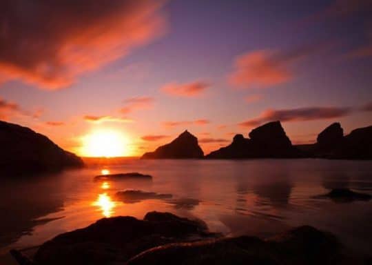 Sunny days in Cornwall and amazing sunsets