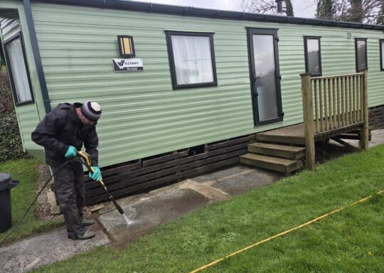 Carefully preparing our holiday caravans and holiday cottages for a new season